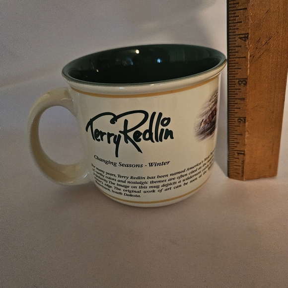 Terry Redlin Changing Seasons Winter Mug 2002 Redlin Wildlife Art like new - Picture 5 of 5